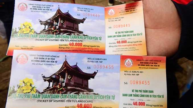ve tham quan yen tu